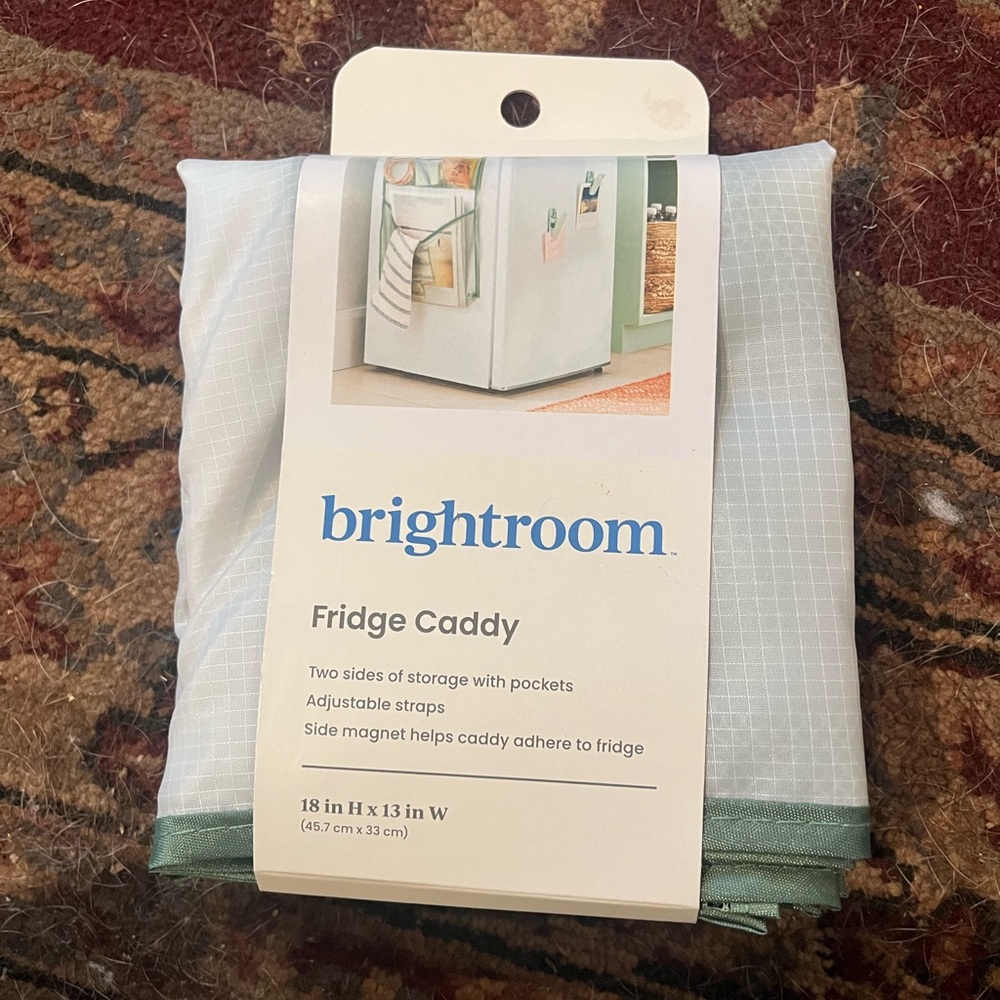 Brightroom Light Blue and Sage Green Fridge Caddy